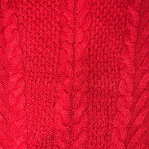 Red Knit Sweater - Picture 2 of 5